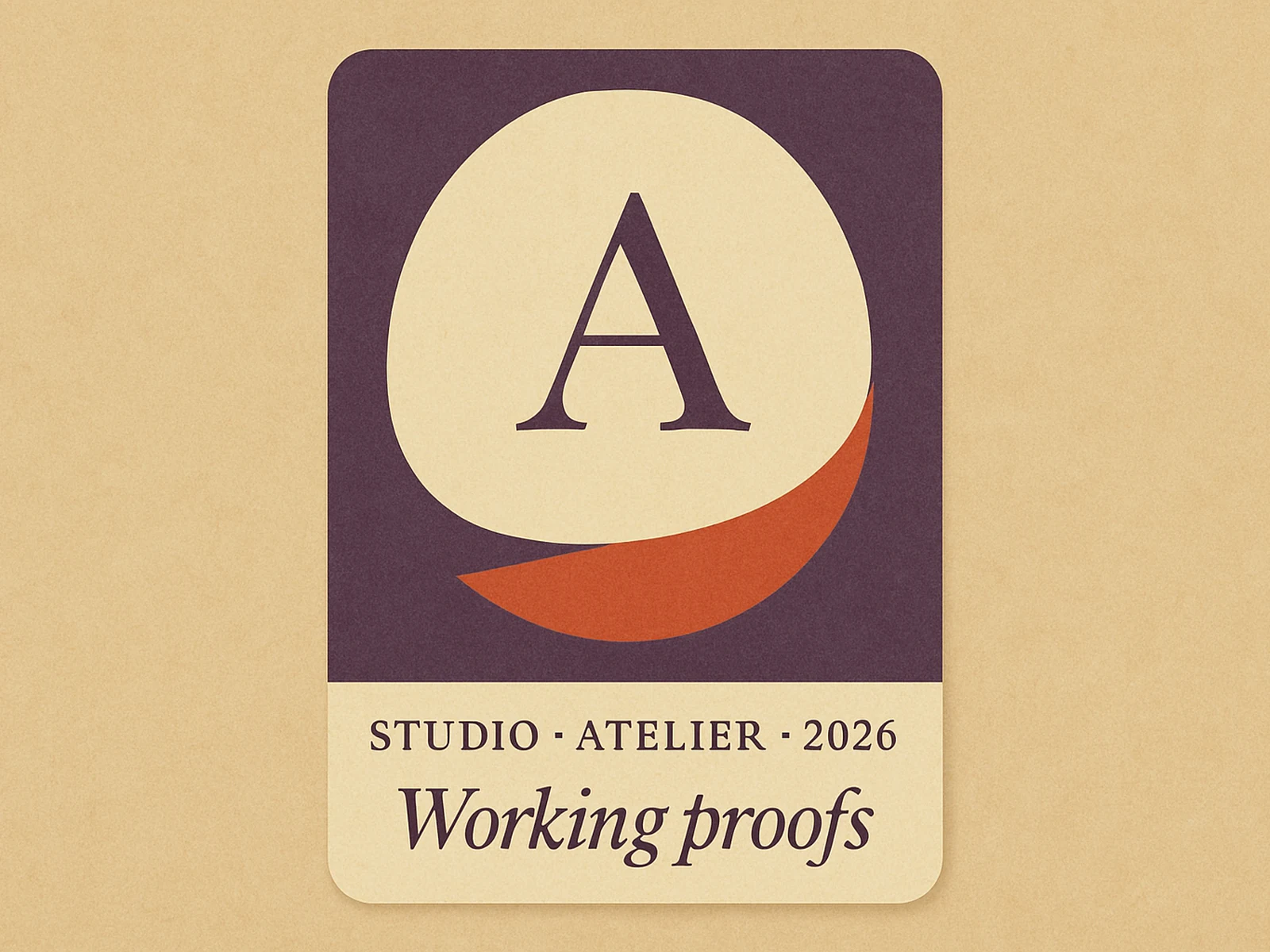 Studio still life — printed proofs and a working monitor