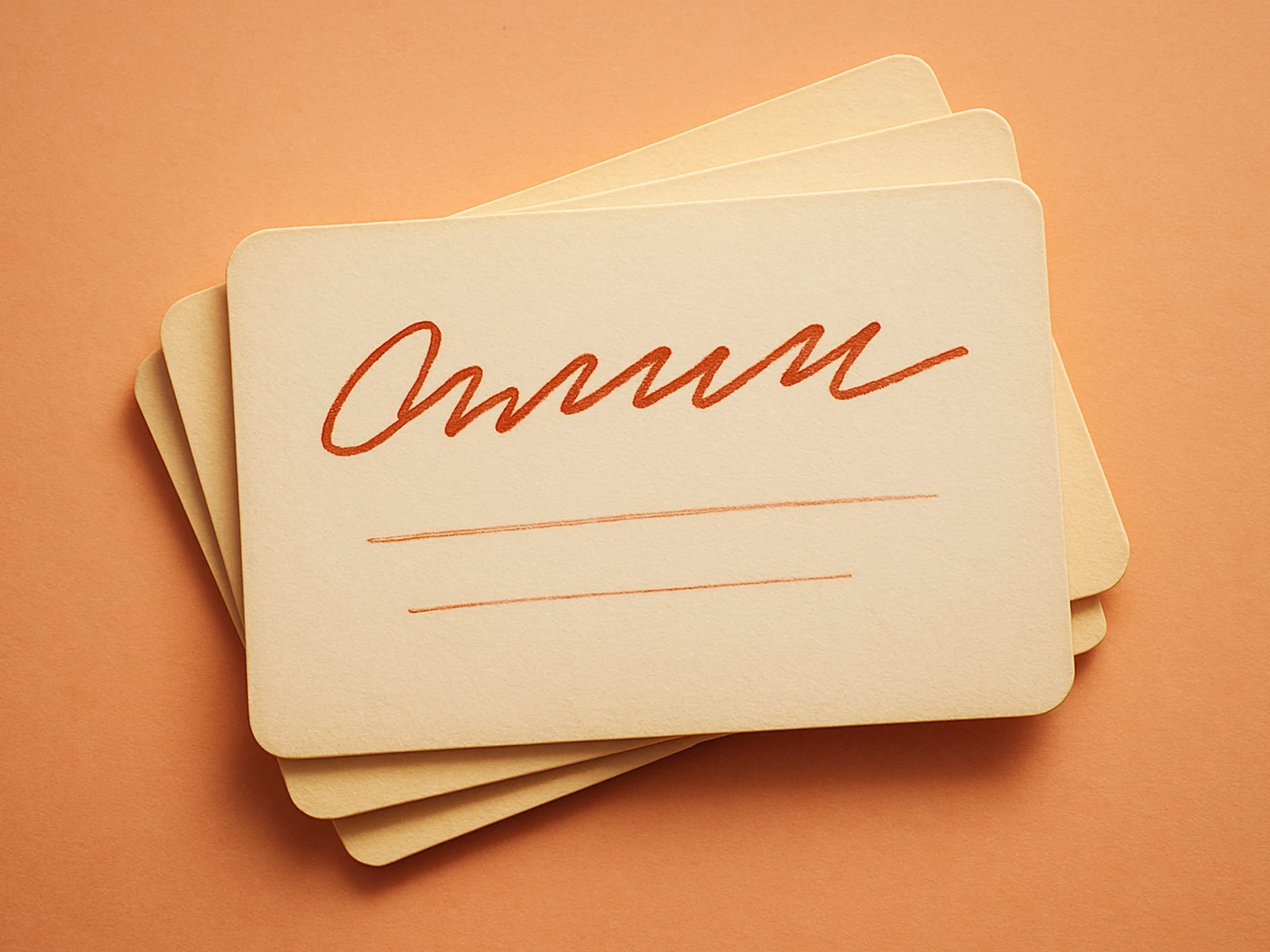Detail — index card with sketch